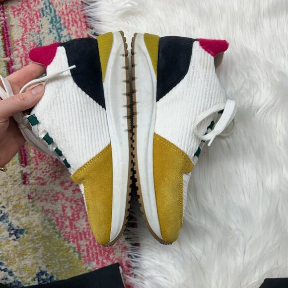 Boden Colorful Ribbed Corduroy Classic Trainer Sneaker 37 / 6 - Picture 7 of 9